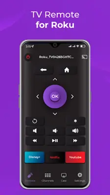 Remote Control for RokuTV android App screenshot 6